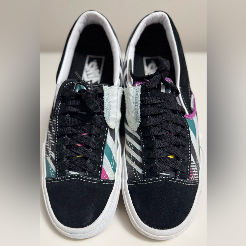 VANS Old Skool Skate Shoes Multicolor DISARRAY 721454 Men's 8 Women's 9.5